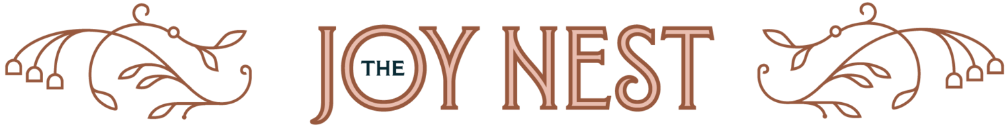 The Joy Nest logo scroll