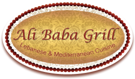 Ali Baba Grill - Golden logo top
