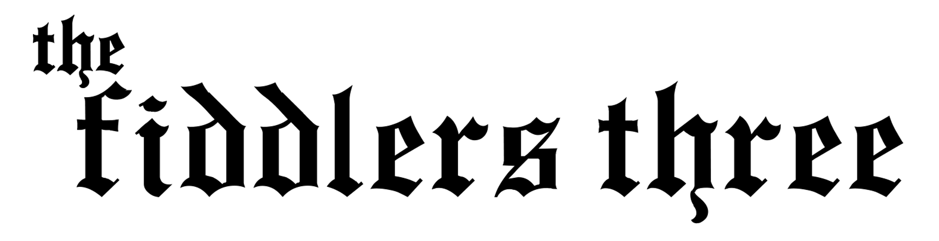 The Fiddler's Three logo scroll