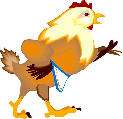 The Chicken Inn logo top