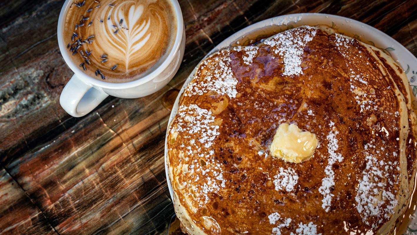 Pancakes and coffee 