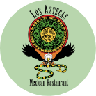 Los Aztecas Mexican Restaurant logo scroll