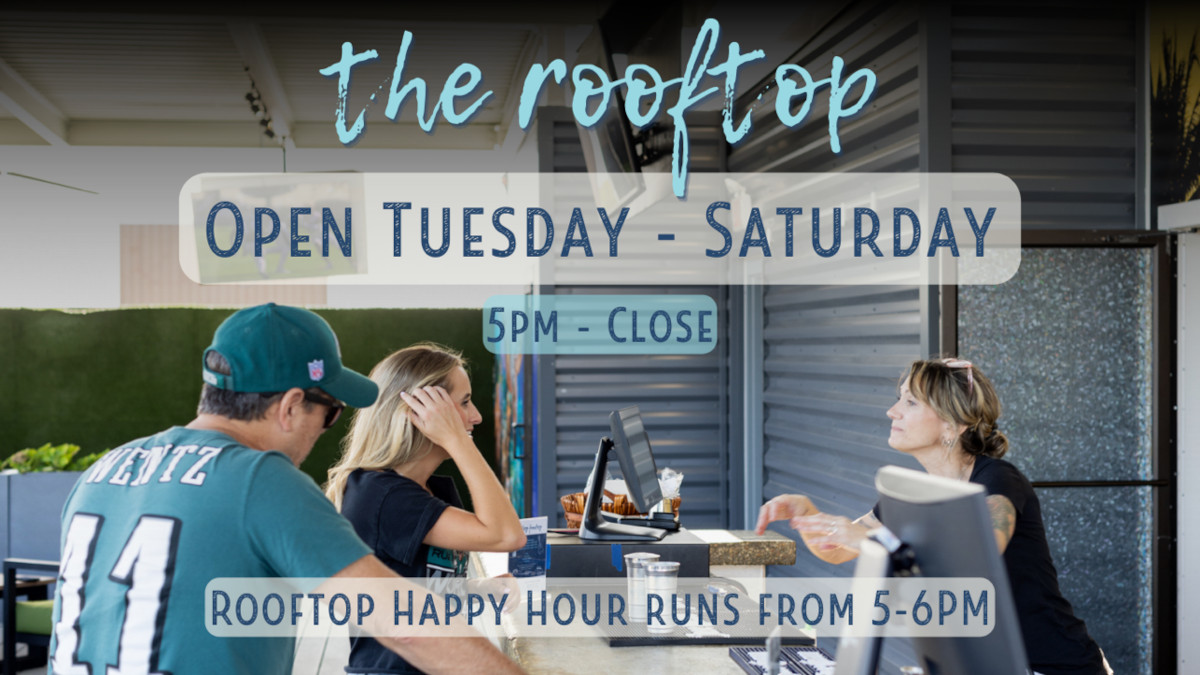 rooftop spring opening flyer