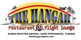 The Hangar Restaurant & Flight Lounge logo top