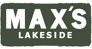 Max's Lakeside logo scroll