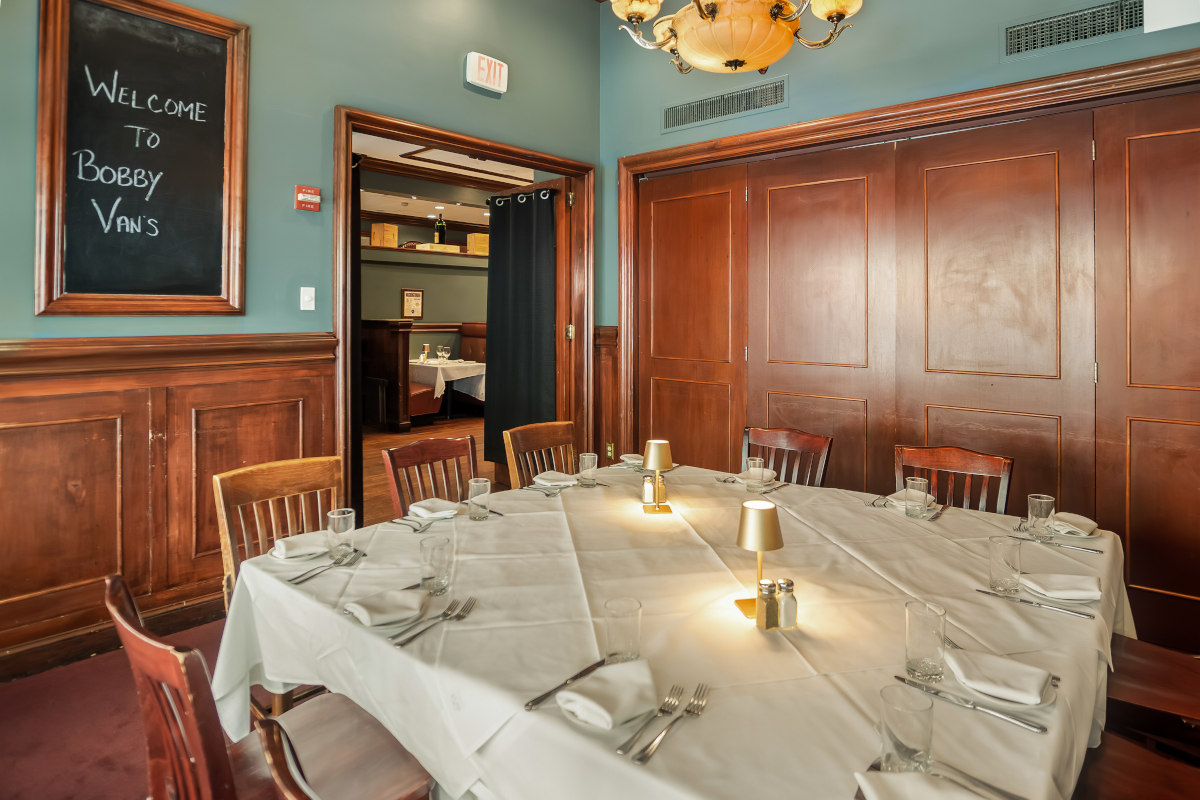 Interior, a large table for dining