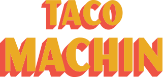 Taco Machin logo scroll