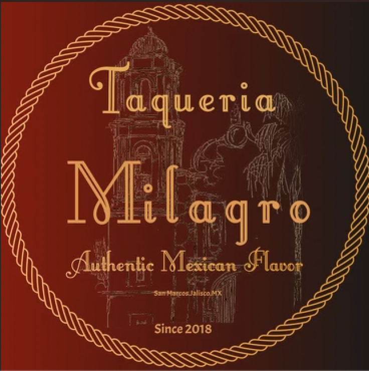 Taqueria Milagro logo scroll