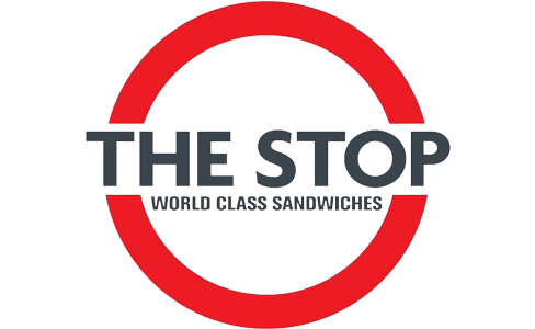 The Stop logo scroll