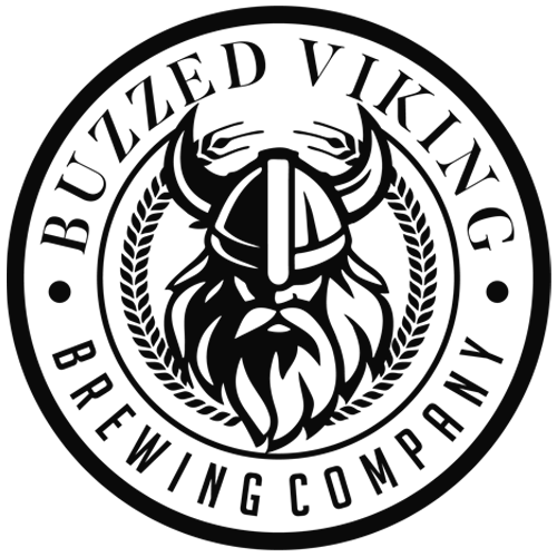 Buzzed Viking - Locust logo top