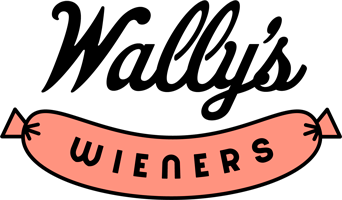 Wally's Wieners & The Copper Club logo scroll