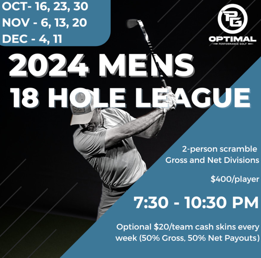 18 hole man league for two person scramble