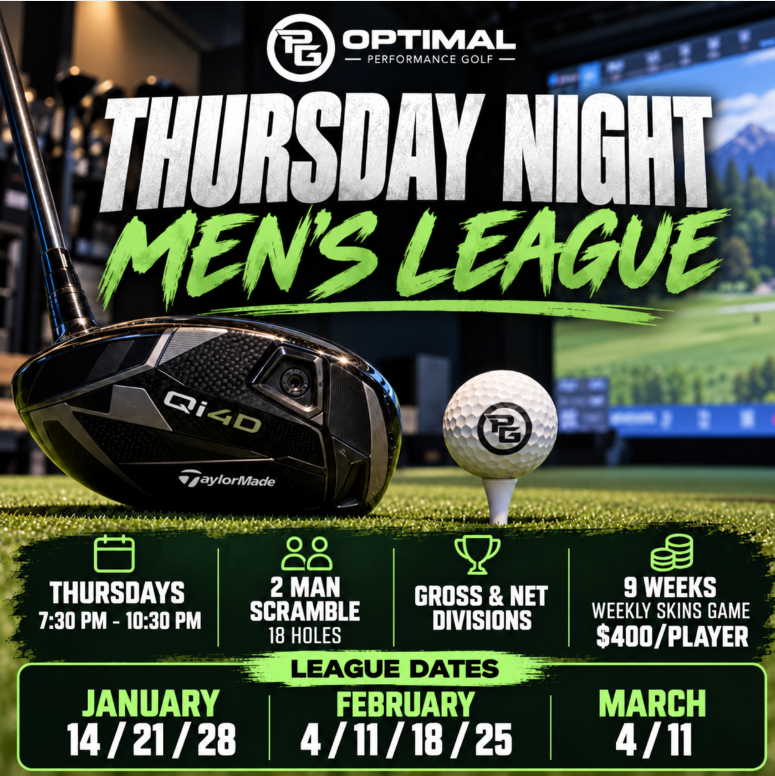 THURSDAY NIGHT MEN’S 18 HOLE LEAGUE schedule