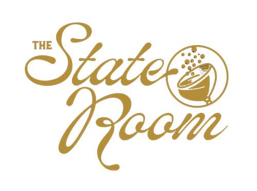 The State Room logo scroll