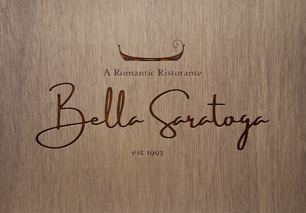 Bella Saratoga logo scroll - Homepage