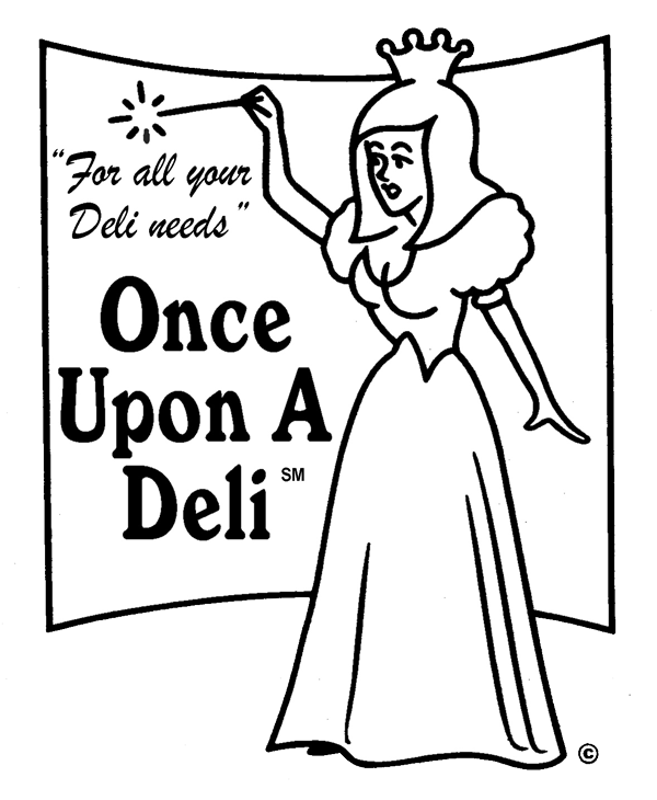 Once Upon A Deli logo scroll