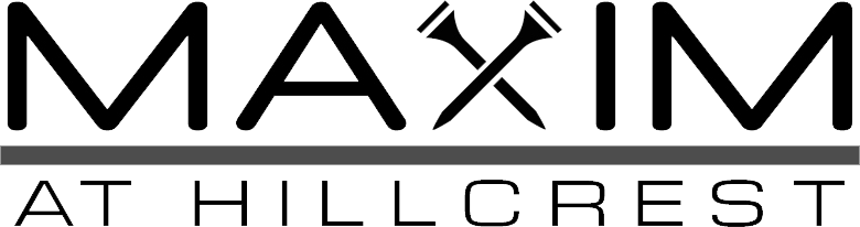 Maxim at Hillcrest logo scroll