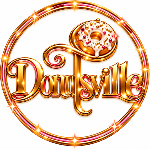 Donutsville Bakery & Cafe logo top