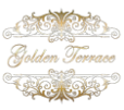Golden Terrace Banquet Hall logo scroll