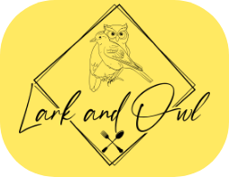 Lark and Owl logo scroll