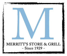 Merritt's Grill logo scroll