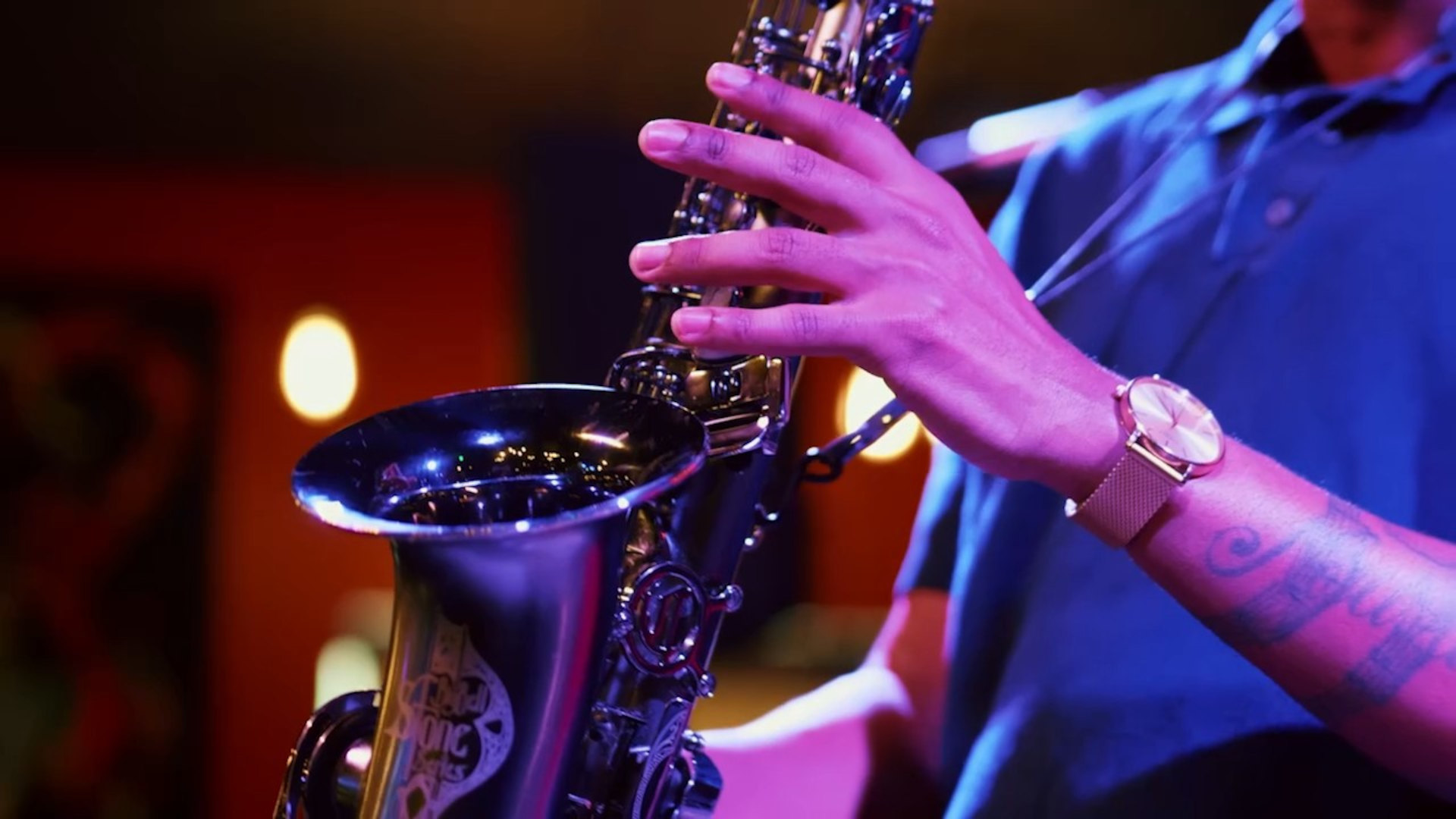sachin and babi light blue dress Winter's Jazz Club: A Musical Discovery in Streeterville  I On The Scene