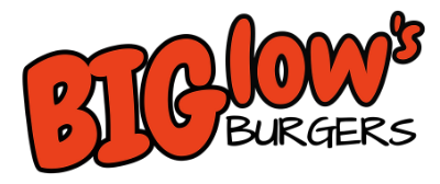 Biglow's Burgers logo scroll