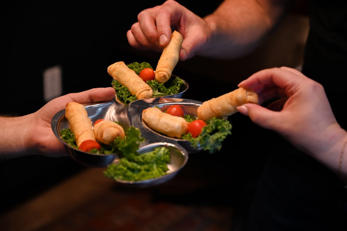 Mixed appetizer plate