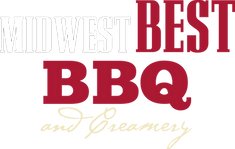 Midwest Best BBQ and Creamery logo top
