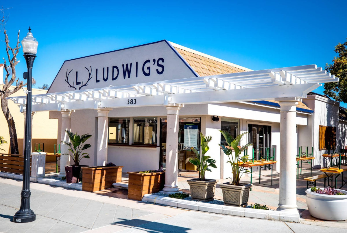 Ludwigs Biergarten Mountain View restaurant logo - View nutrition facts, calories, and macros for menu items at 383 Castro St, Mountain View, CA 94041