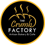 The Crumb Factory logo scroll