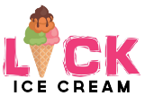 LICK Ice Cream - Columbia logo scroll