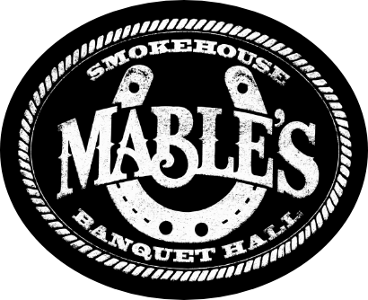 Mable's Smokehouse logo scroll