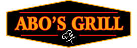 Abo's Grill logo scroll
