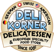Deli Korner logo scroll