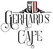 Gerhard's Cafe logo top - Homepage