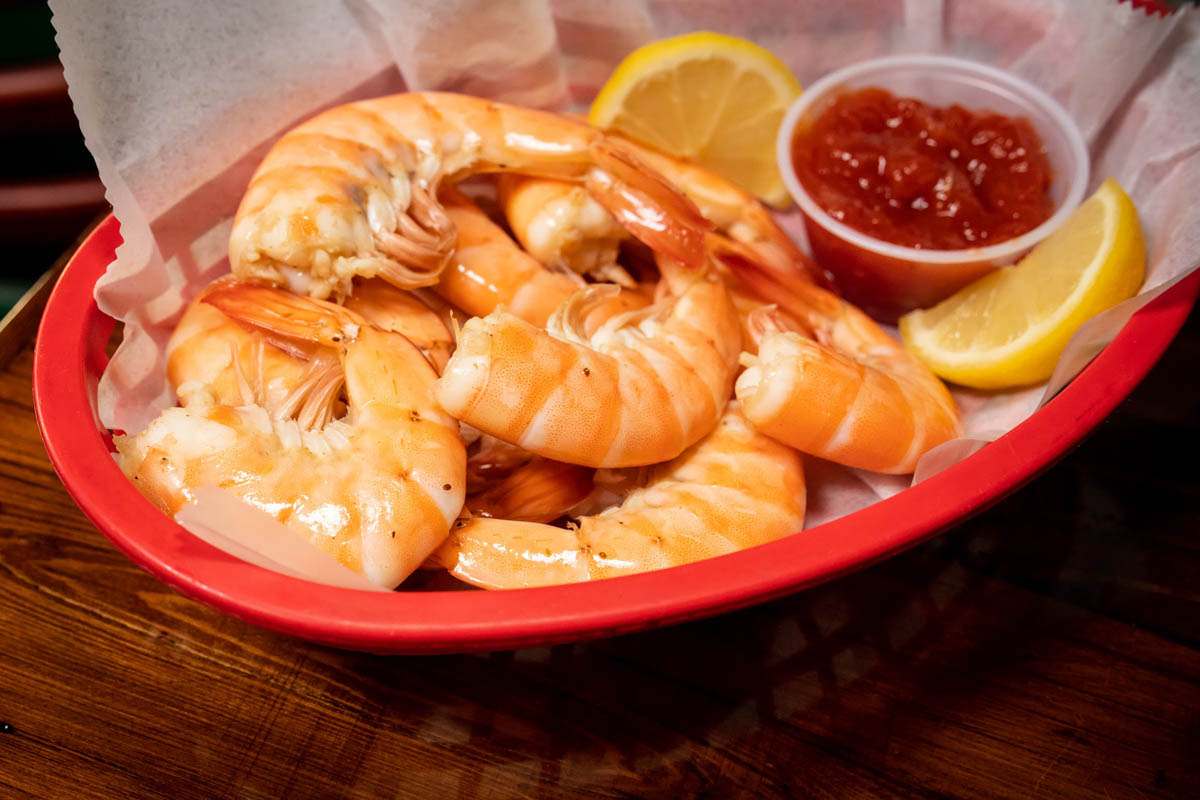 Peel and Eat shrimp basket
