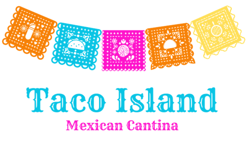 Taco Island Mexican Cantina logo scroll