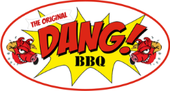 Dang BBQ logo scroll