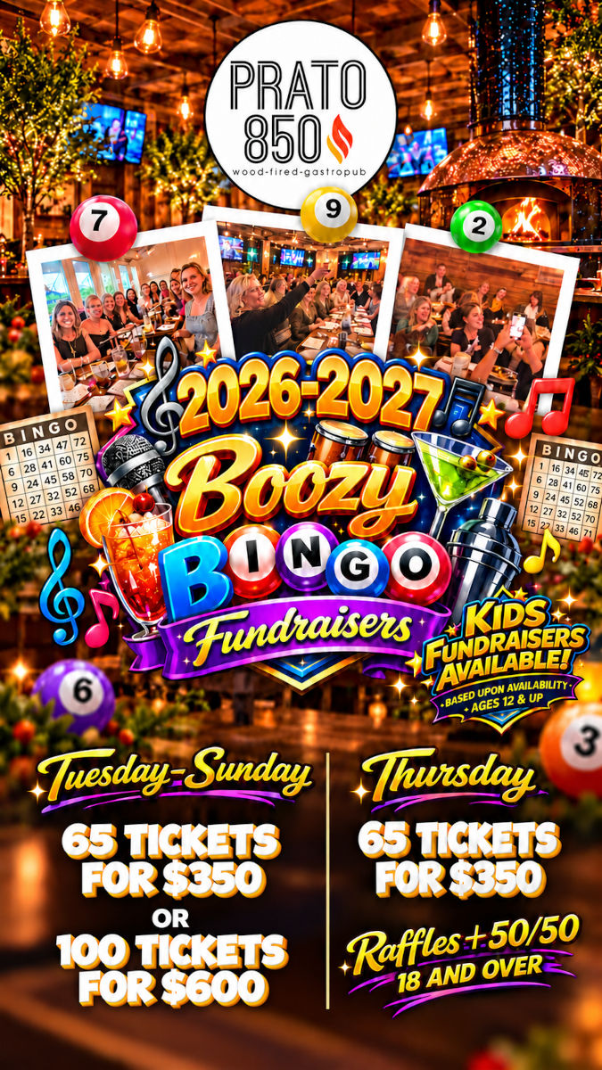 2026-2027 Boozy Bingo fundraisers