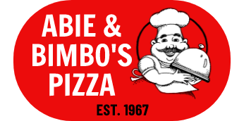 Abie & Bimbo's Pizza logo top
