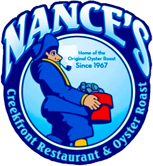 Nance's Creek Front Restaurant logo scroll