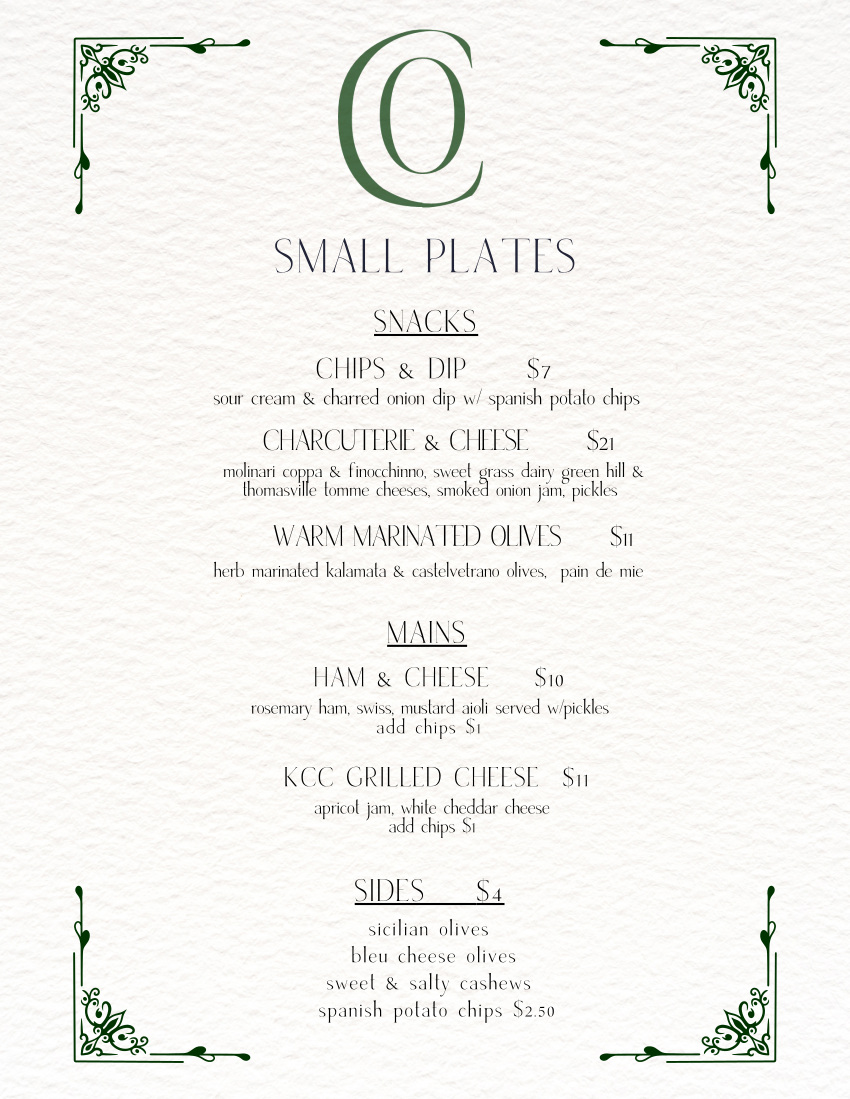 Small Plates