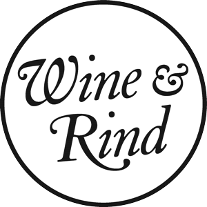 Wine & Rind logo scroll - Homepage