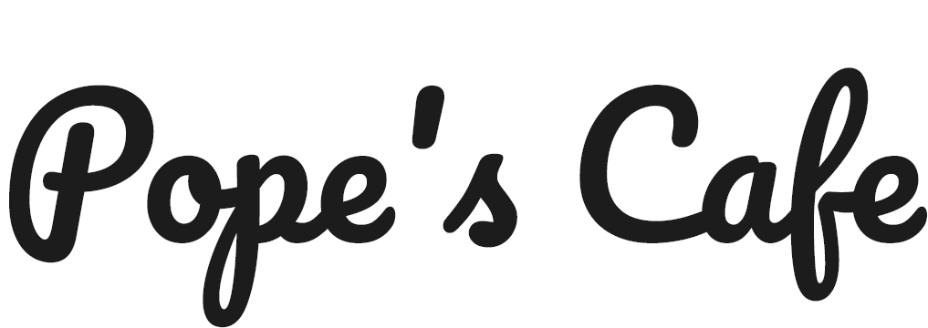 Pope's Cafe logo top
