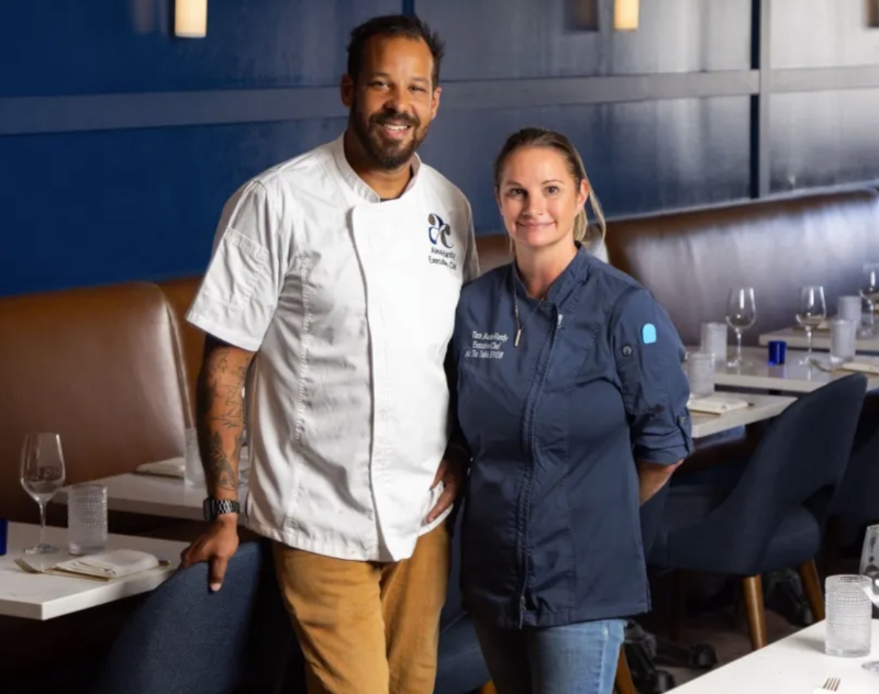 Alex and Tara Hardy of Wayne, owners of At The Table in Wayne