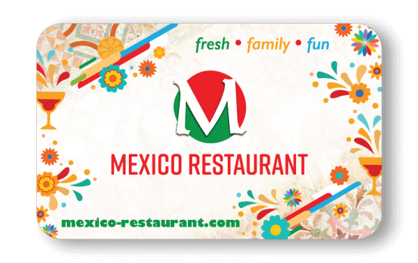 Mexico Restaurant gift card