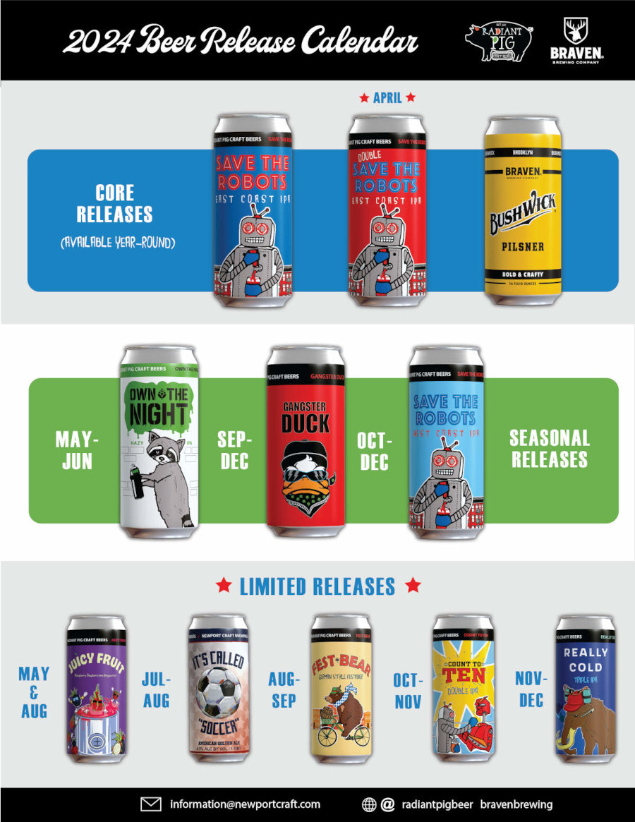 Beer Release Calendar 2024