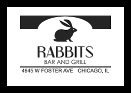 Rabbits Bar and Grill logo top
