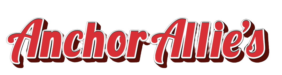 Anchor Allie's (Shore Drive) logo scroll